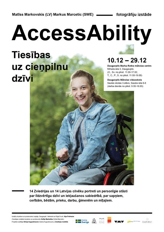 Fotogrāfiju izstādes “AccessAbility” atklāšana