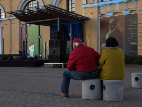 Diānas Paško koncerts Rotko centra pagalmā 8